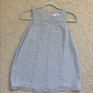 Ann Taylor loft ruffled work shirt